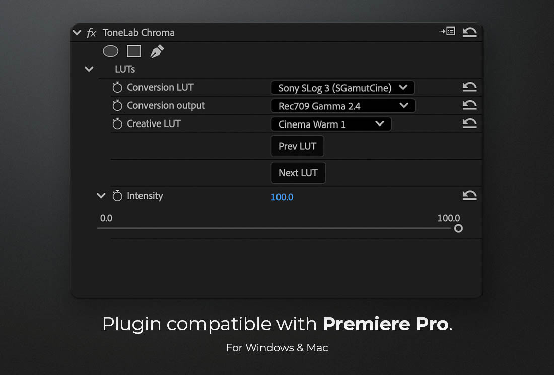 ToneLab Signature Creative LUTs